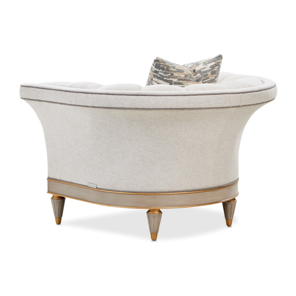 St.Charles Matching Chair Dove Gray by Michael Amini 9088835-CIRUS-803
