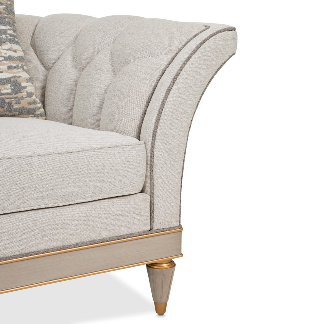 St.Charles Matching Chair Dove Gray by Michael Amini 9088835-CIRUS-803