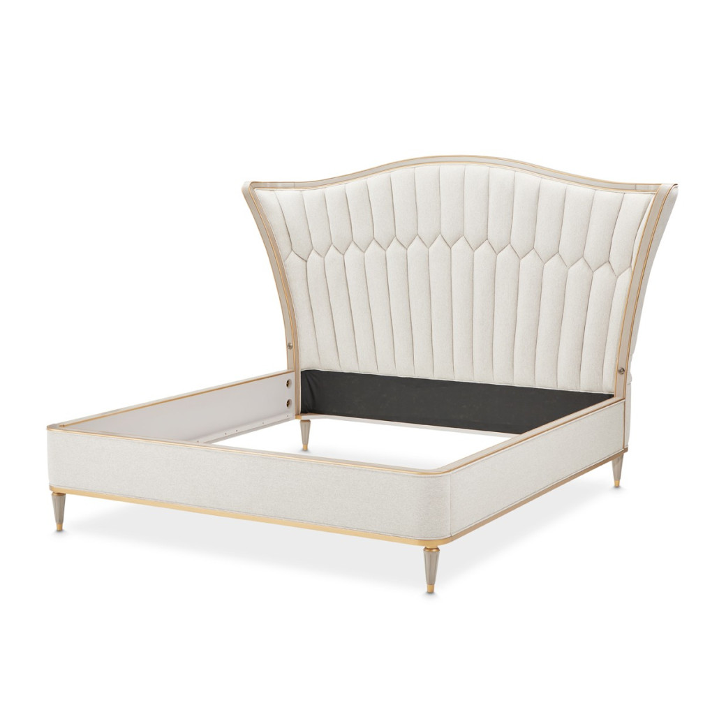 St Charles Collection Eastern King Platform Bed By Michael Amini 9088000EK-803