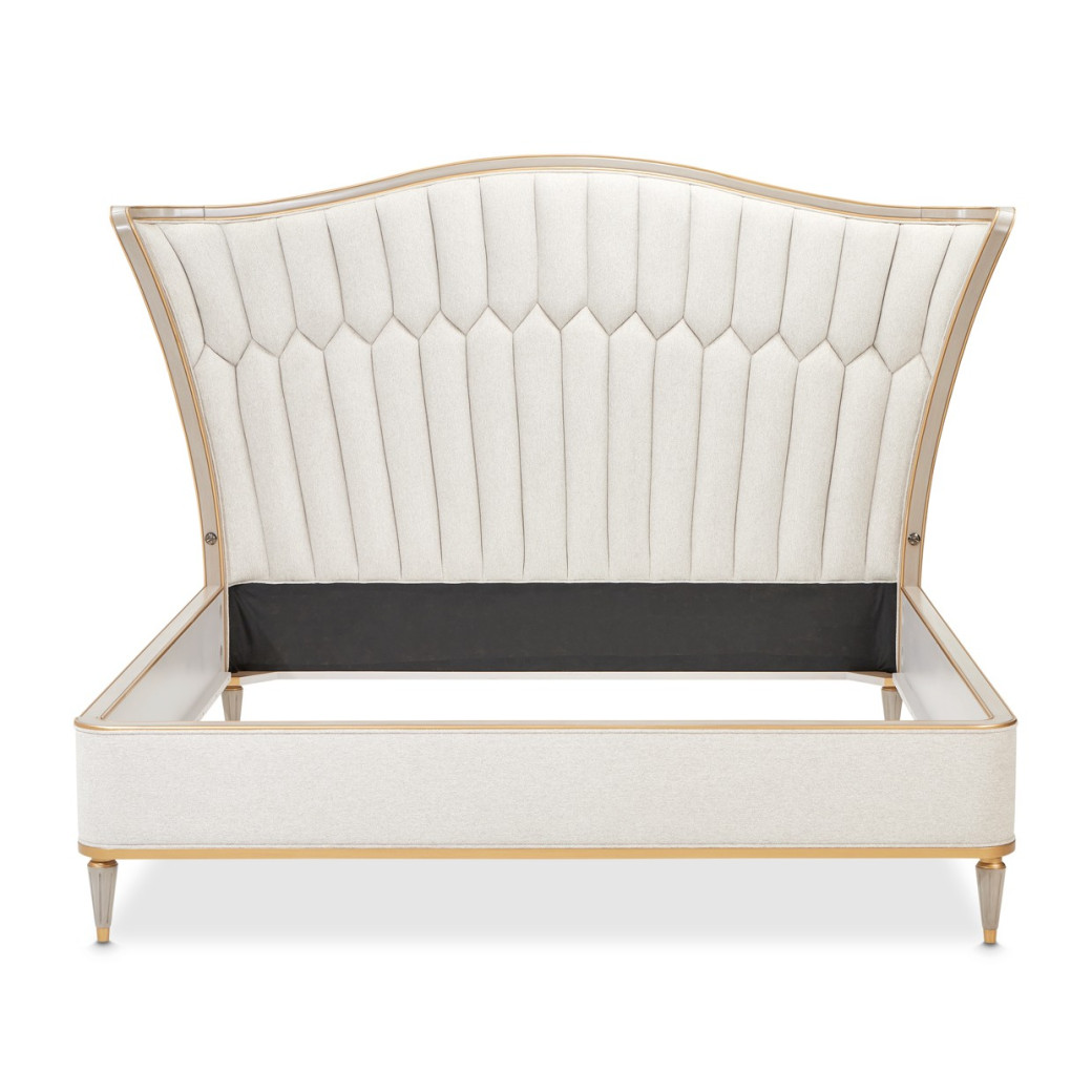 St Charles Collection Eastern King Platform Bed By Michael Amini 9088000EK-803