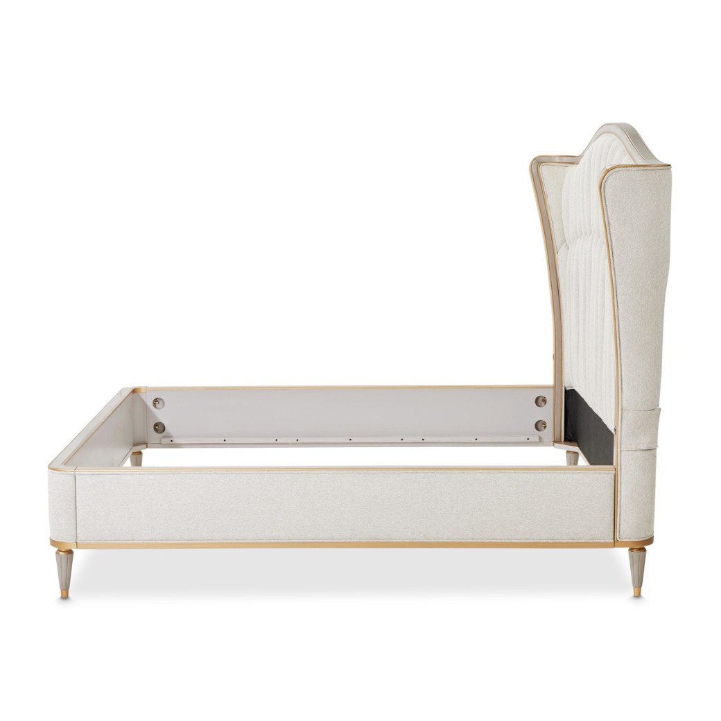 St Charles Collection Eastern King Platform Bed By Michael Amini 9088000EK-803