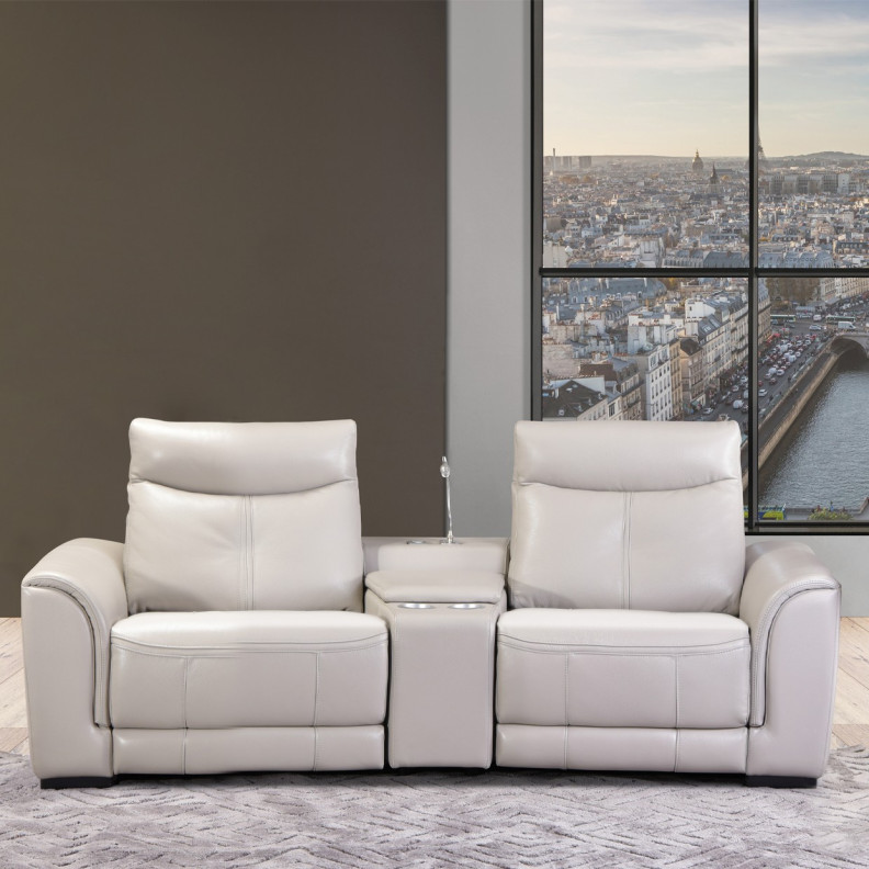 Mia Bella Bentley Loveseat Set W/Motion (3 PC) By Michael Amini