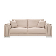 Bergamo Sofa St. Steel Mia Bella Collection By Michael Amini MB-BRGMO15-TPE-13