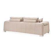 Bergamo Sofa St. Steel Mia Bella Collection By Michael Amini MB-BRGMO15-TPE-13