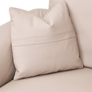 Bergamo Sofa St. Steel Mia Bella Collection By Michael Amini MB-BRGMO15-TPE-13