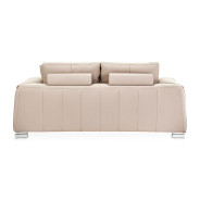 Bergamo Loveseat St. Steel Mia Bella Collection By Michael Amini MB-BRGMO25-TPE-13