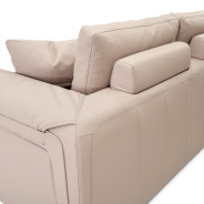 Bergamo Loveseat St. Steel Mia Bella Collection By Michael Amini MB-BRGMO25-TPE-13