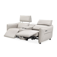 Verona 3pc Sectional Loveseat w/Storage Console-Light Gray MBL-VRNA-LSC3LGR-00
