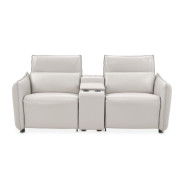 Verona 3pc Sectional Loveseat w/Storage Console-Light Gray MBL-VRNA-LSC3LGR-00