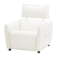 Verona Matching Chair-Snow White Mia Bella Collection By Michael Amini MBLP-VRNA35-WHT-00