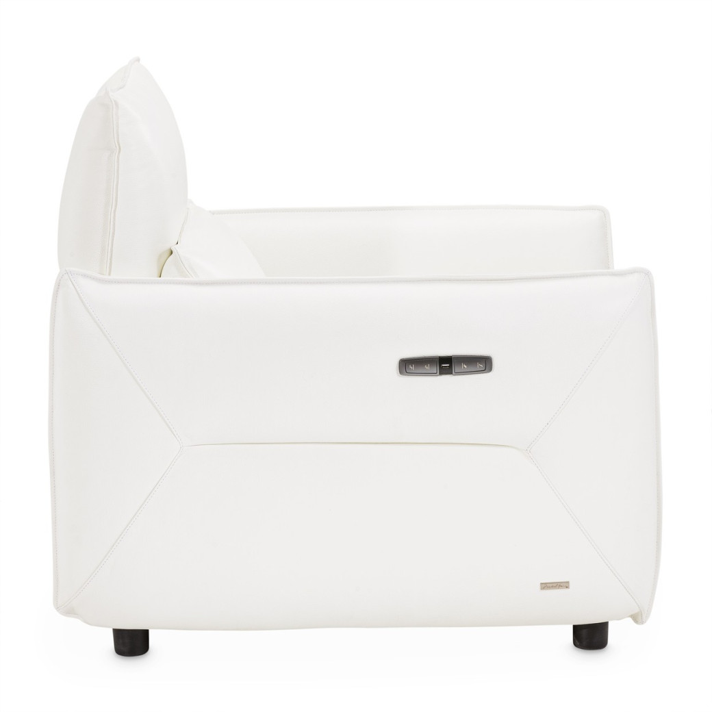 Verona Matching Chair-Snow White Mia Bella Collection By Michael Amini MBLP-VRNA35-WHT-00