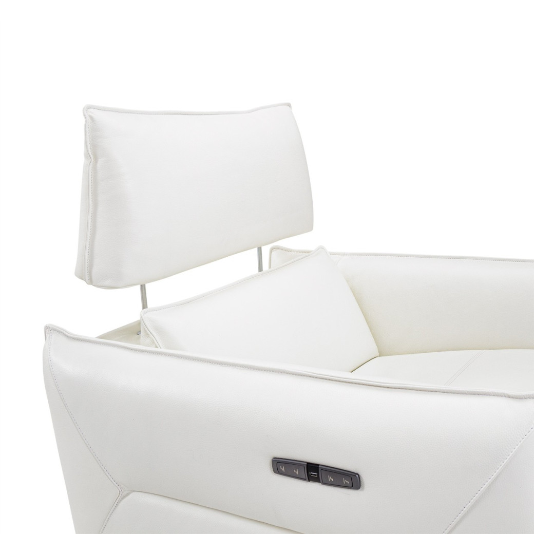 Verona Matching Chair-Snow White Mia Bella Collection By Michael Amini MBLP-VRNA35-WHT-00