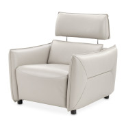 Verona Matching Chair-Light Gray Mia Bella Collection By Michael Amini MBLP-VRNA35-LGR-00