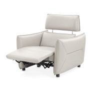 Verona Matching Chair-Light Gray Mia Bella Collection By Michael Amini MBLP-VRNA35-LGR-00