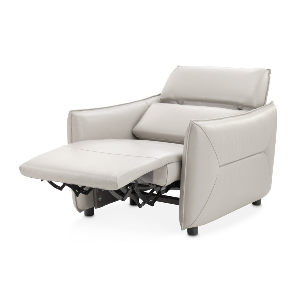 Verona Matching Chair-Light Gray Mia Bella Collection By Michael Amini MBLP-VRNA35-LGR-00