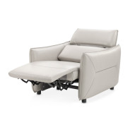 Verona Matching Chair-Light Gray Mia Bella Collection By Michael Amini MBLP-VRNA35-LGR-00