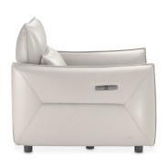 Verona Matching Chair-Light Gray Mia Bella Collection By Michael Amini MBLP-VRNA35-LGR-00