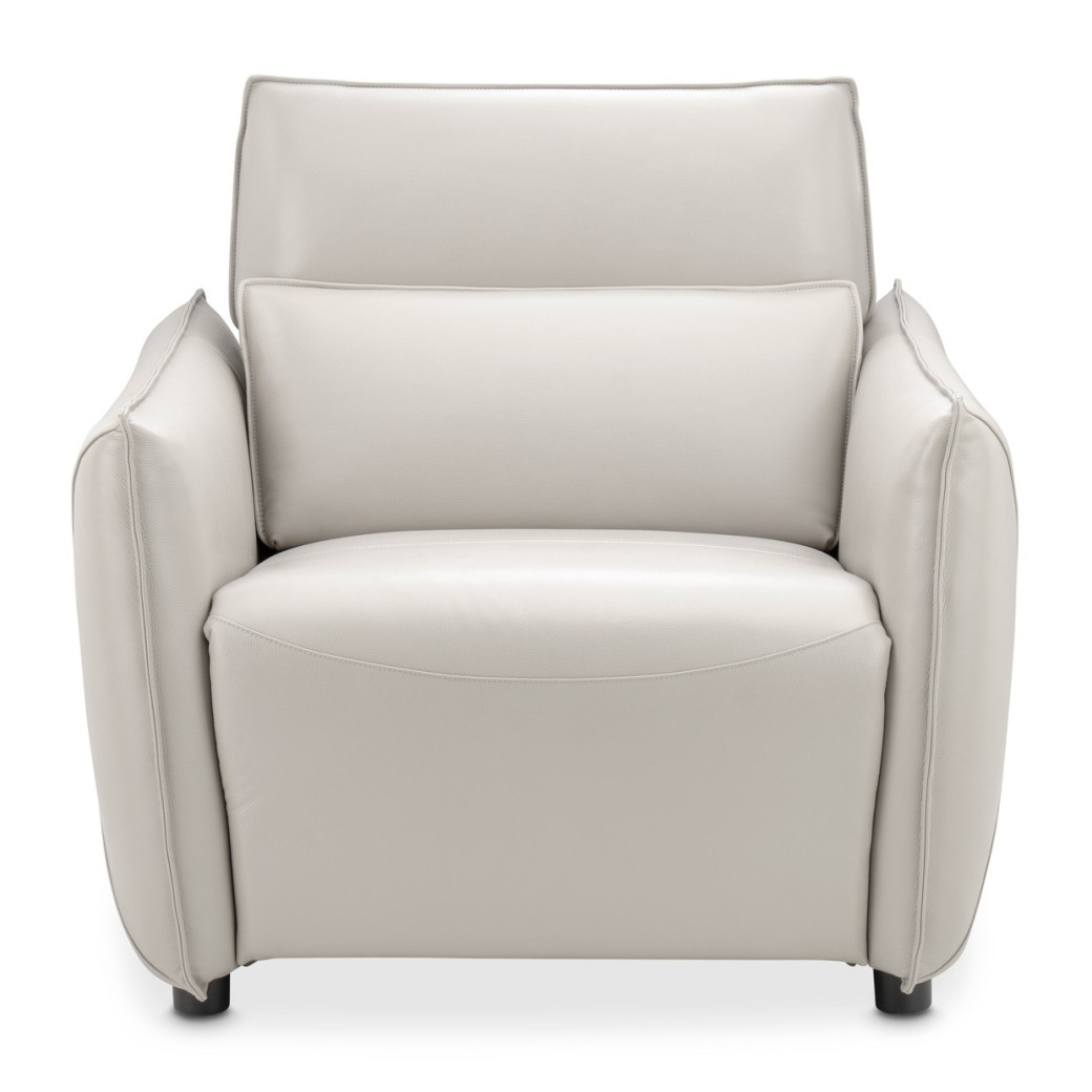 Verona Matching Chair-Light Gray Mia Bella Collection By Michael Amini MBLP-VRNA35-LGR-00
