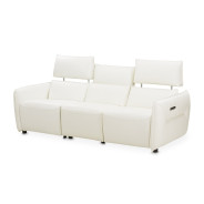 Verona 3pc Sectional Sofa-Snow White Mia Bella Collection by Michael Amini MBL-VRNA-SSC3WHT-00