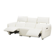 Verona 3pc Sectional Sofa-Snow White Mia Bella Collection by Michael Amini MBL-VRNA-SSC3WHT-00