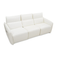 Verona 3pc Sectional Sofa-Snow White Mia Bella Collection by Michael Amini MBL-VRNA-SSC3WHT-00