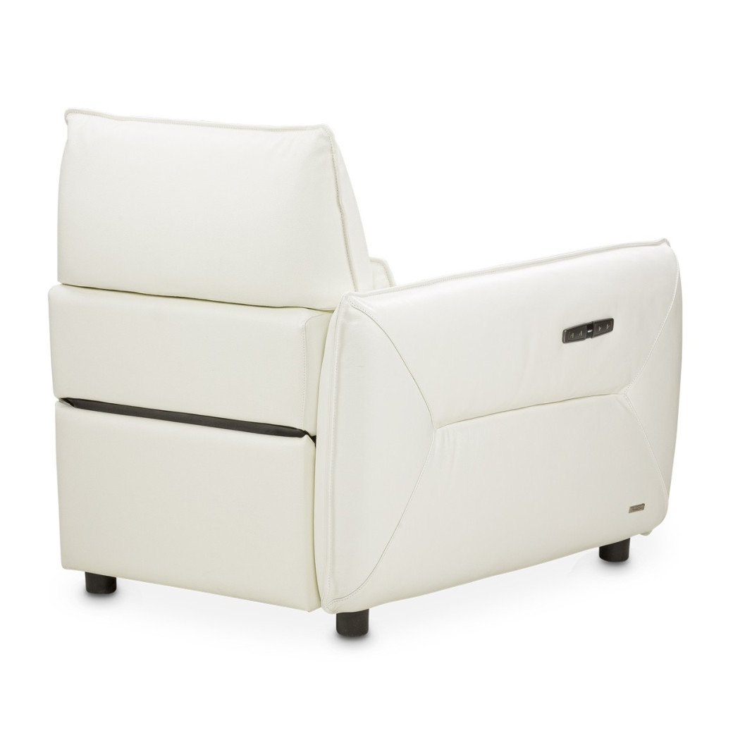 Verona 3pc Sectional Sofa-Snow White Mia Bella Collection by Michael Amini MBL-VRNA-SSC3WHT-00