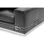 Ciras Leather Chair in Black Color by Michael Amini MB-CIRAS35-BLK-13