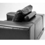Ciras Leather Chair in Black Color by Michael Amini MB-CIRAS35-BLK-13