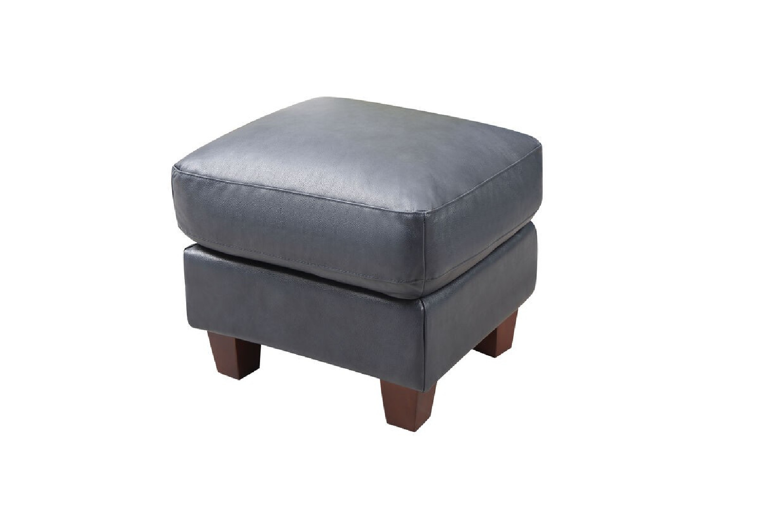 6529 Traverse Stacionary Sofa Blue leather by By Leather Italia USA