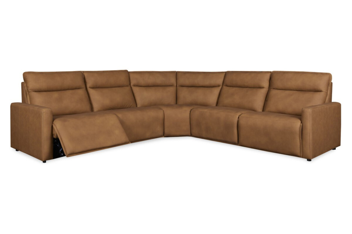 3308 Adell 5PC Motion Sectional By Leather Italia USA