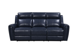 E3215 Royce Jonathan Blue Power Reclining Sofas by Leather Italia USA