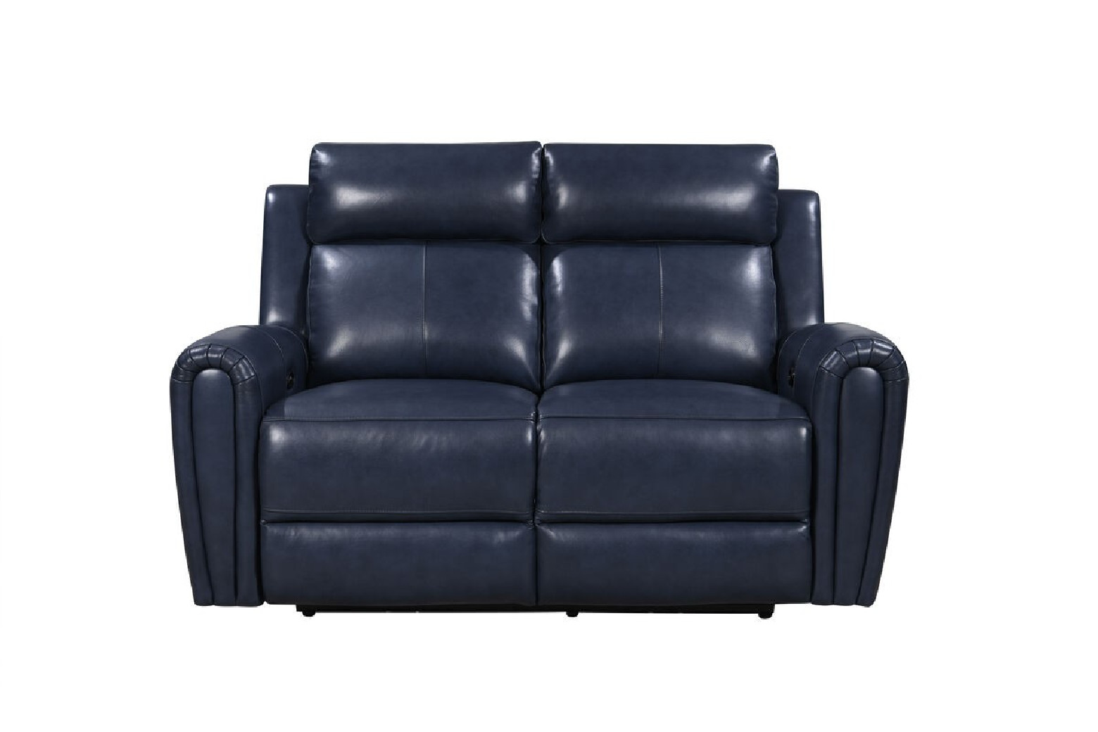 E3215 Royce Jonathan Blue Power Reclining Sofas by Leather Italia USA
