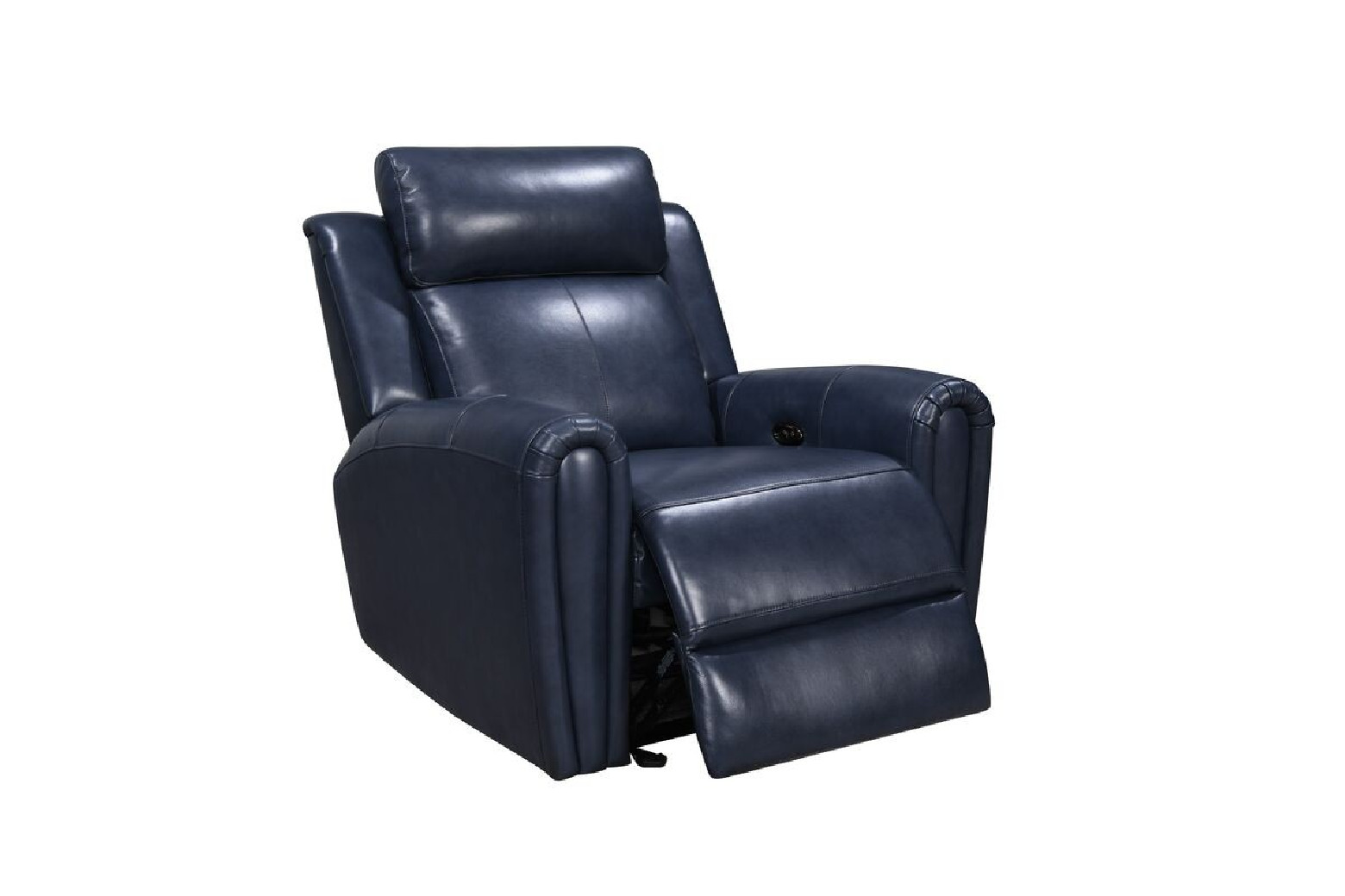 E3215 Royce Jonathan Blue Power Reclining Sofas by Leather Italia USA