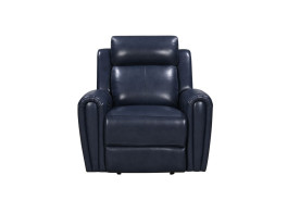 E3215 Royce Jonathan Blue Power Reclining Sofas by Leather Italia USA