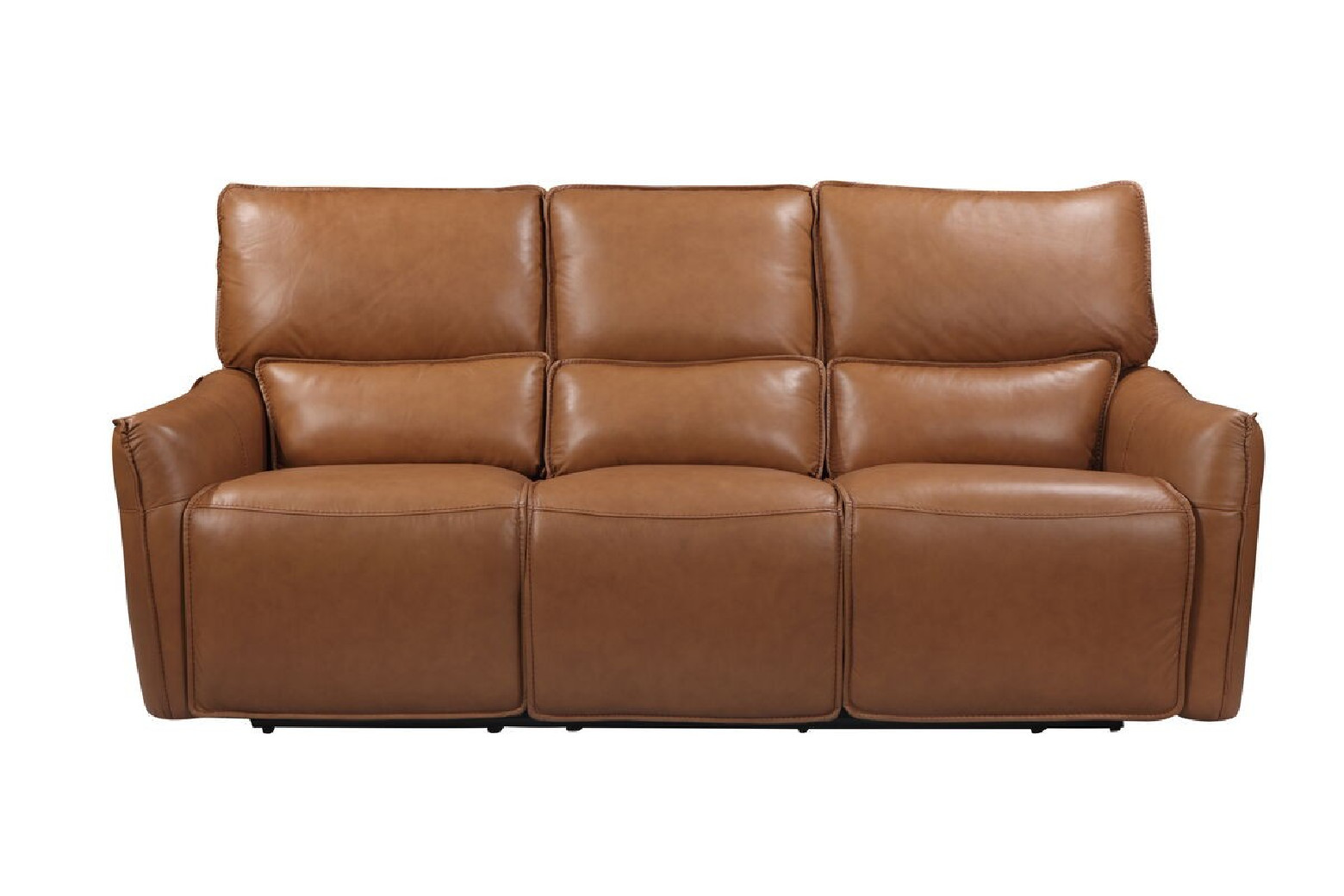 1555 Shae Desert Portland Power Reclining Sofa & Loveseat By Leather Italia USA