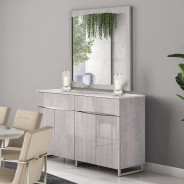 7PC Rectangular Double Pedestal Dining Table Marin Collection By Michael Amini . KI-MRIN002-139