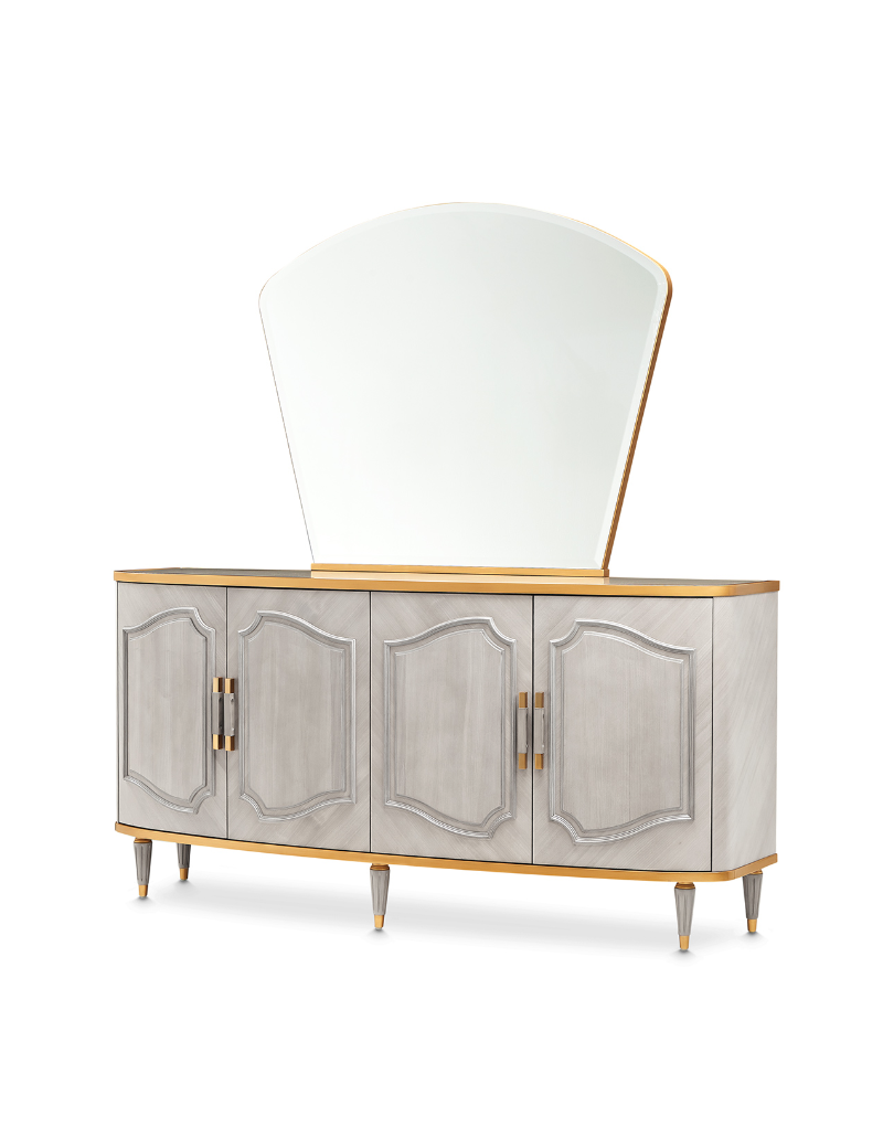 St. Charles Sideboard Dove Gray Finish by Michael Amini 9088007-803