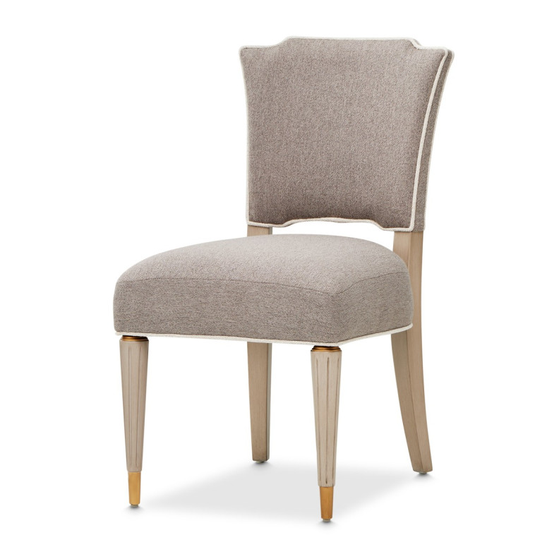 St. Charles Vanity Chair Dove Gray by Michael Amini 9088244-803