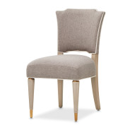 St. Charles Vanity Chair Dove Gray by Michael Amini 9088244-803