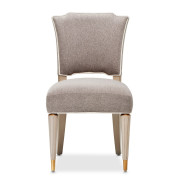 St. Charles Vanity Chair Dove Gray by Michael Amini 9088244-803