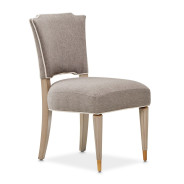 St. Charles Vanity Chair Dove Gray by Michael Amini 9088244-803