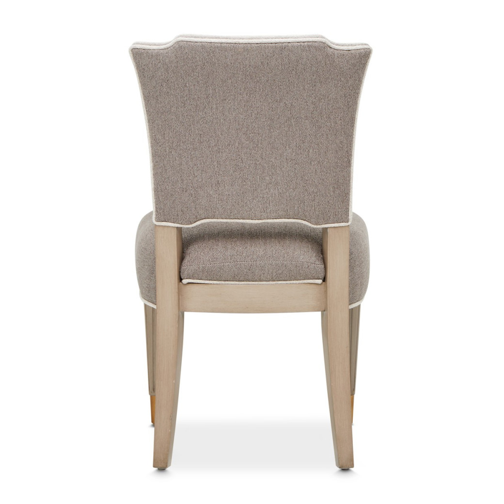 St. Charles Vanity Chair Dove Gray by Michael Amini 9088244-803