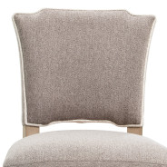 St. Charles Vanity Chair Dove Gray by Michael Amini 9088244-803