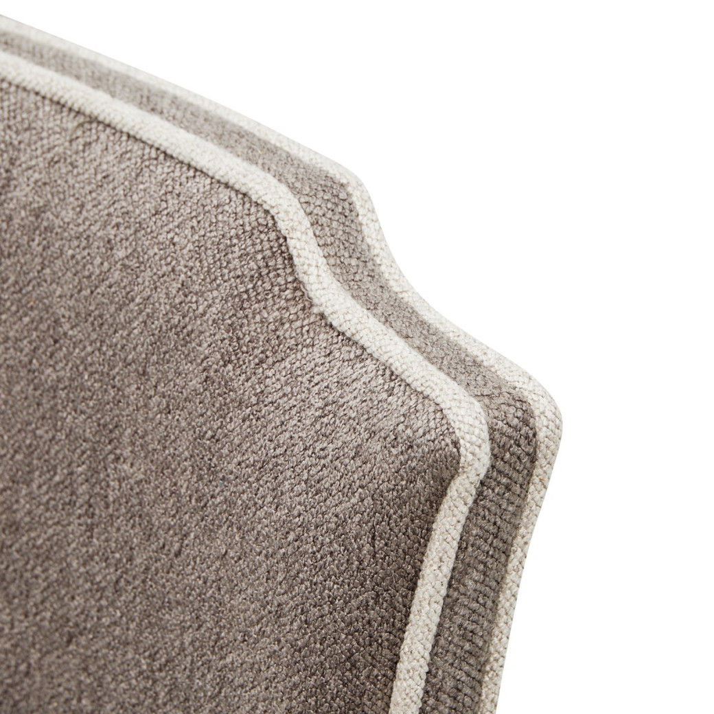 St. Charles Vanity Chair Dove Gray by Michael Amini 9088244-803