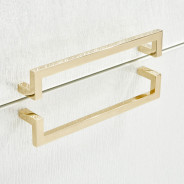 Nightstand Cloud White Palm Gate Collection By Michael Amini. 9086040-108