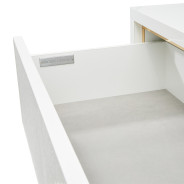 6 Drawer Chest Cloud White Palm Gate Collection By Michael Amini
