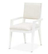 Arm Chair Cloud White Palm Gate Collection By Michael Amini 9086004-108