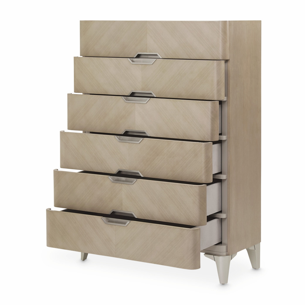 Vertical Storage Cabinet-Chest of Drawers Penthouse By Michael Amini  N9033070-130