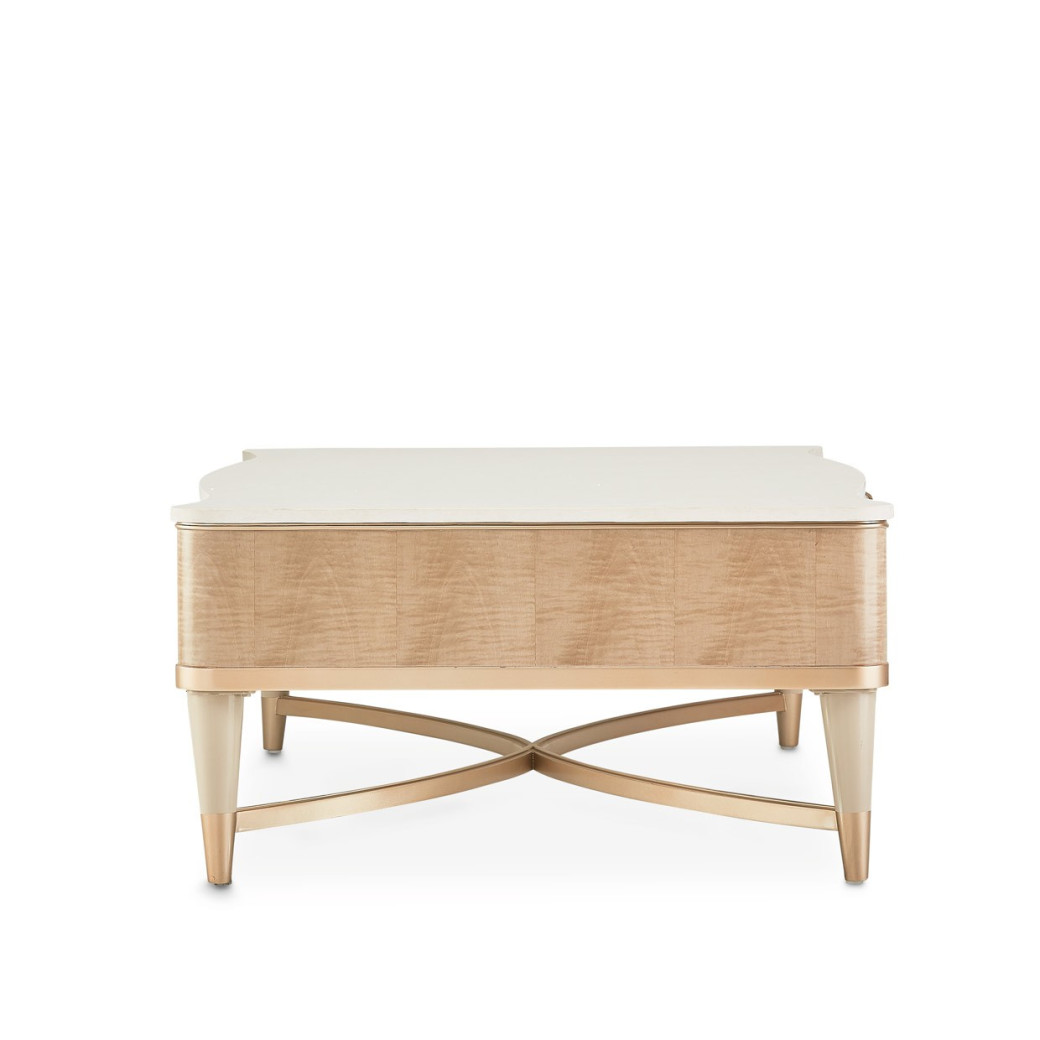 Malibu Crest Rectangular Cocktail Table By Michael Amini