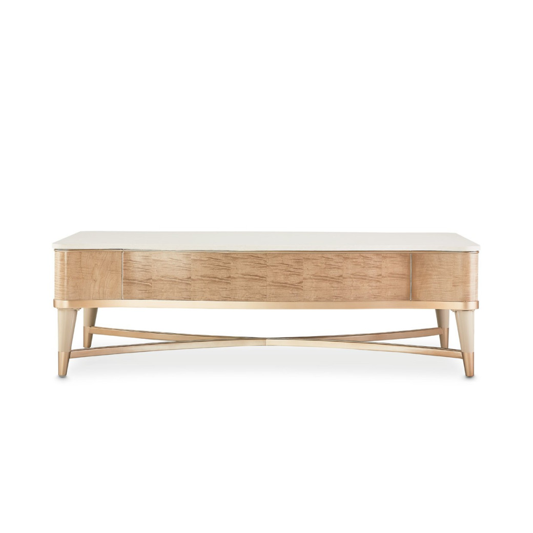 Malibu Crest Rectangular Cocktail Table By Michael Amini